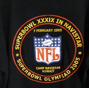 Camp Navistar Kuwait superbowl 39 XXL TSHIRT